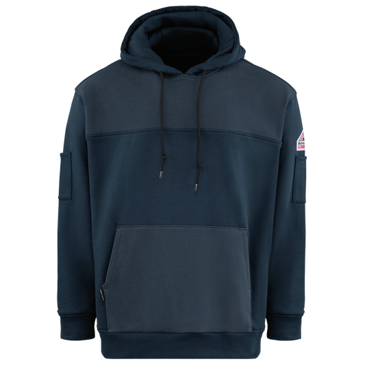 BULWARK FR - MEN'S FR FLEECE HOODIE - AMERICAN MADE - SMM4NV3