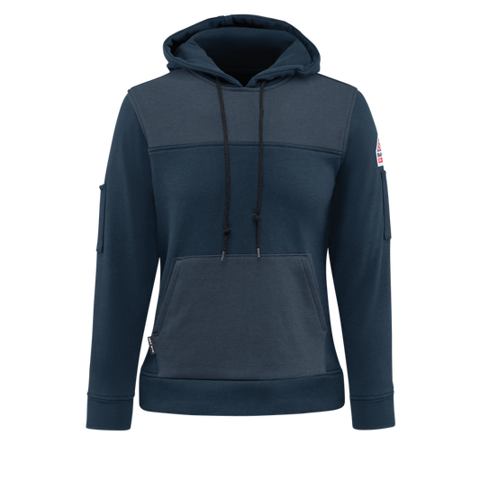 BULWARK FR - WOMEN'S FR FLEECE HOODIE - AMERICAN MADE - SMM5NV2