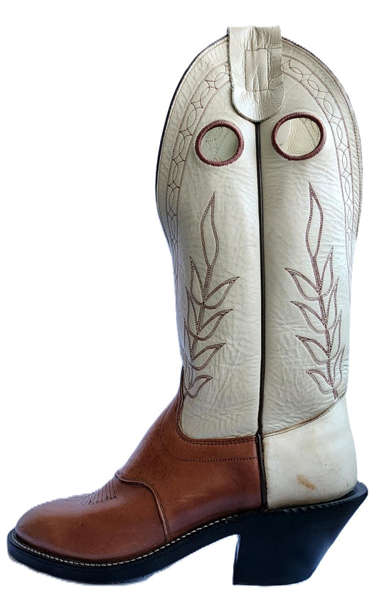 OLATHE - 13" LEATHER SOLE RAWHIDE HEEL - 7348