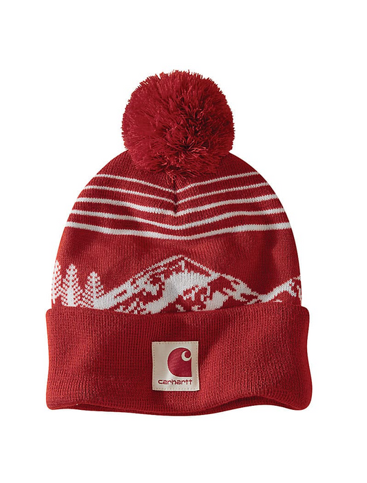 CARHARTT - KNIT POM MOUNTAIN BEANIE - 106335