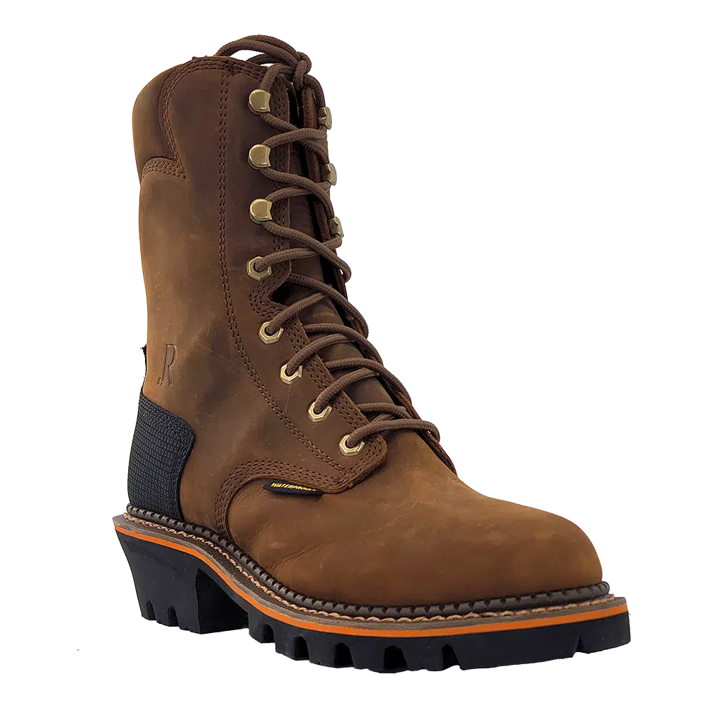 R. WATSON - 8" PEANUT COWHIDE / PEANUT COWHIDE LACE UP - WATERPROOF