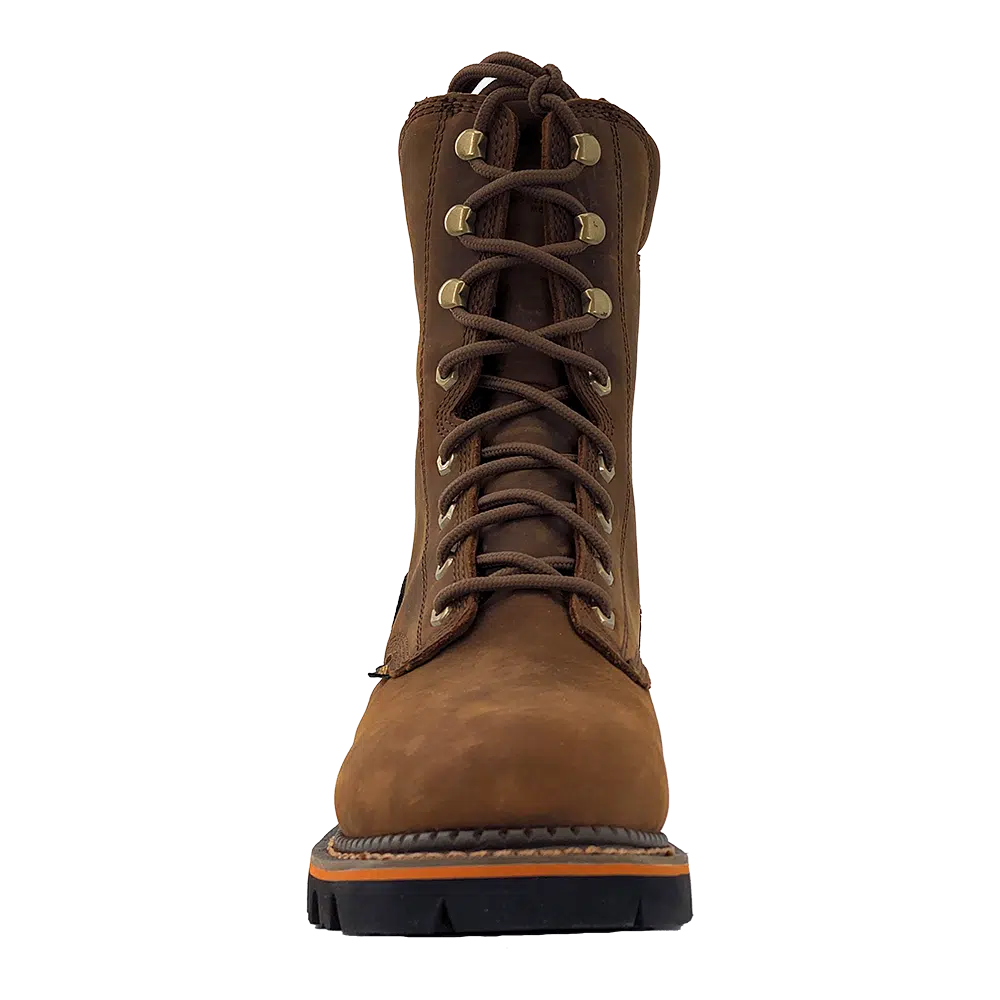 R. WATSON - 8" PEANUT COWHIDE / PEANUT COWHIDE LACE UP - WATERPROOF