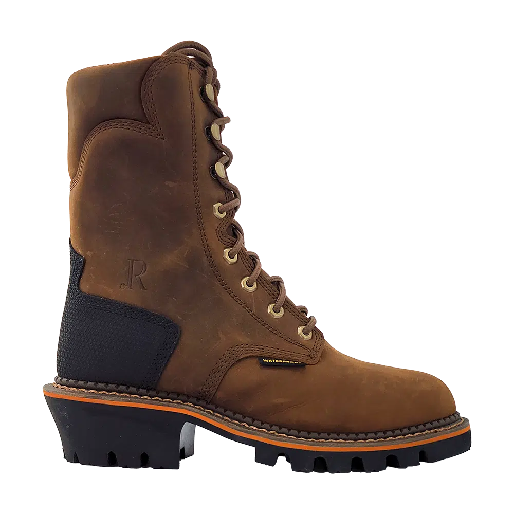 R. WATSON - 8" PEANUT COWHIDE / PEANUT COWHIDE LACE UP - WATERPROOF