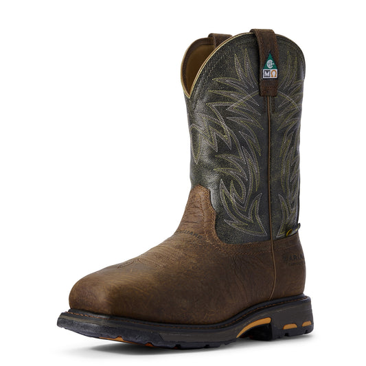 ARIAT - 11" WORKHOG WIDE SQUARE TOE CSA METGUARD WORK BOOT (COMPOSITE TOE)