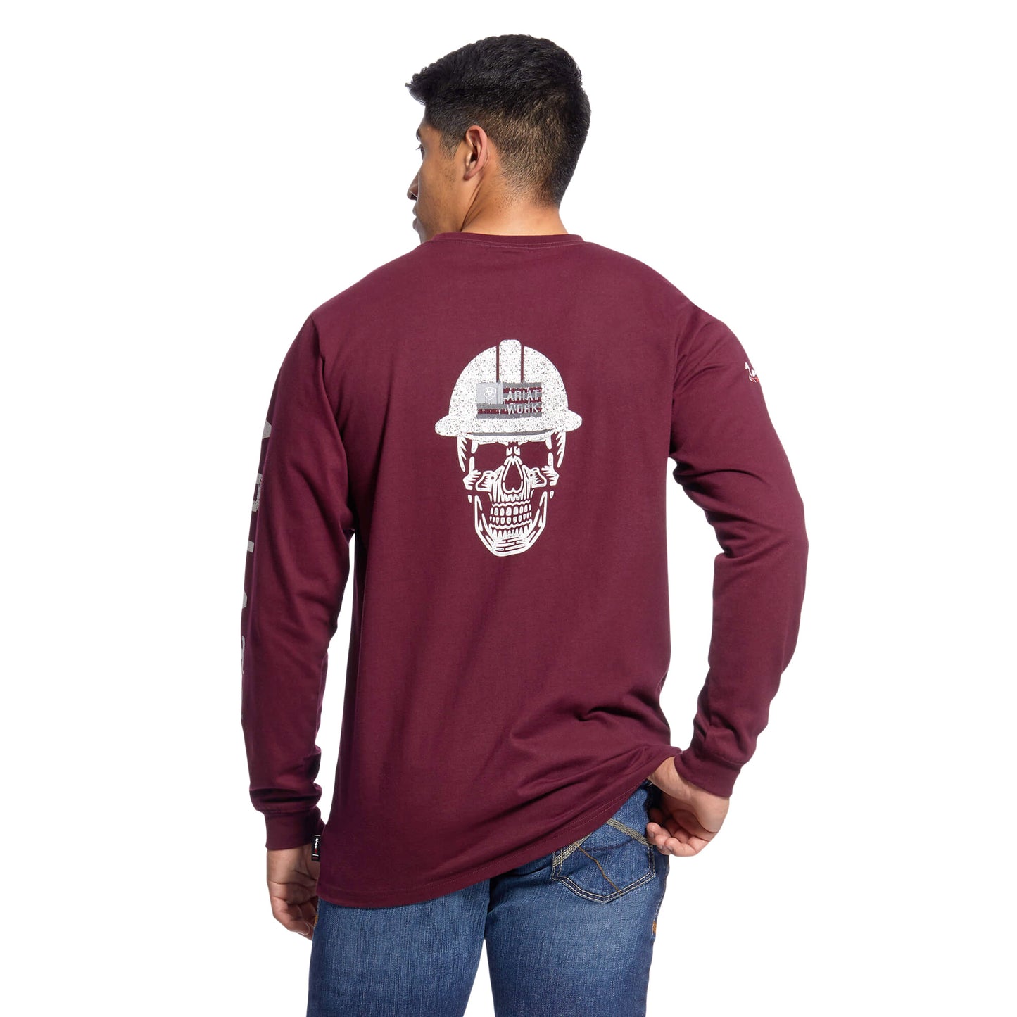 ARIAT FR - ROUGHNECK SKULL LOGO T-SHIRT - 10026435