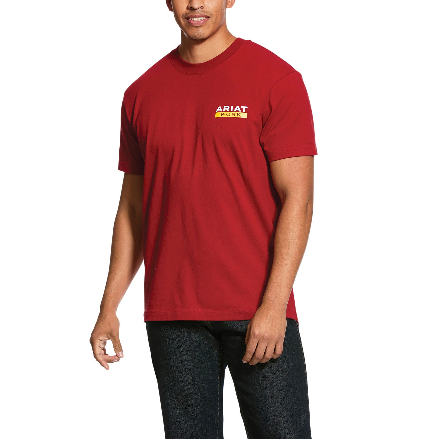 ARIAT - REBAR COTTON STRONG ROUGHNECK SS T-SHIRT - 10030302