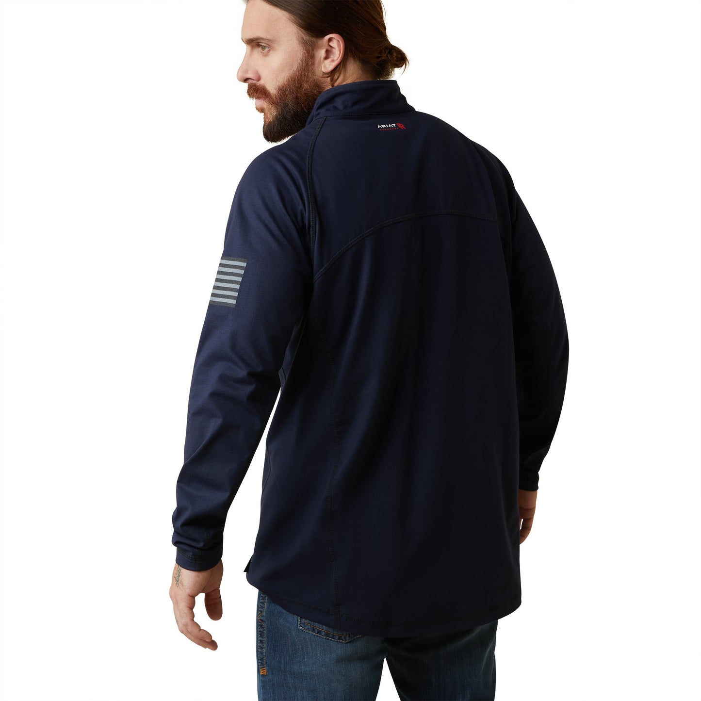 ARIAT FR - FR COMBAT STRETCH PATRIOT 1/4 ZIP WORK SHIRT - 10043565