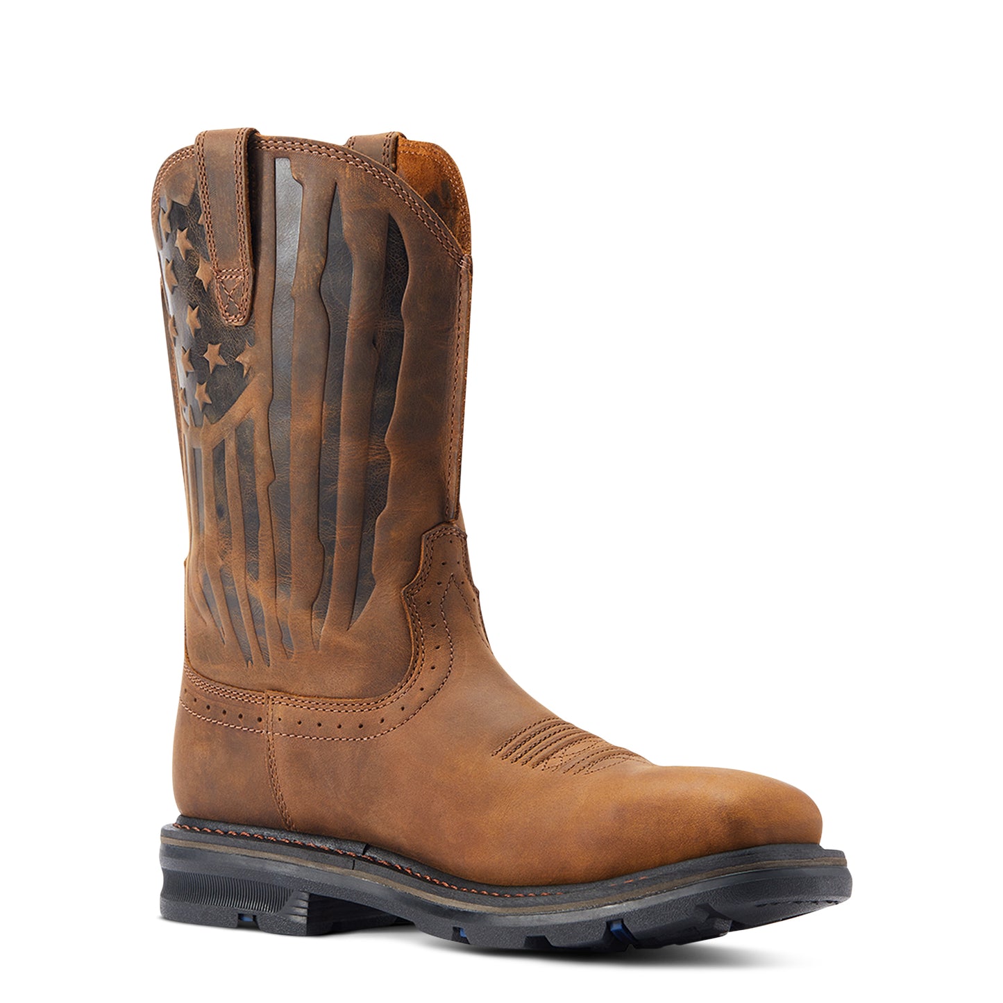 ARIAT - 11" SIERRA SHOCK SHIELD PATRIOT WORK BOOT (STEEL TOE) - 10044426