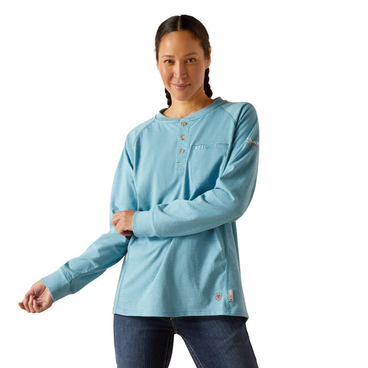 ARIAT FR - WOMEN'S FR AIR HENLEY TOP - 10048788