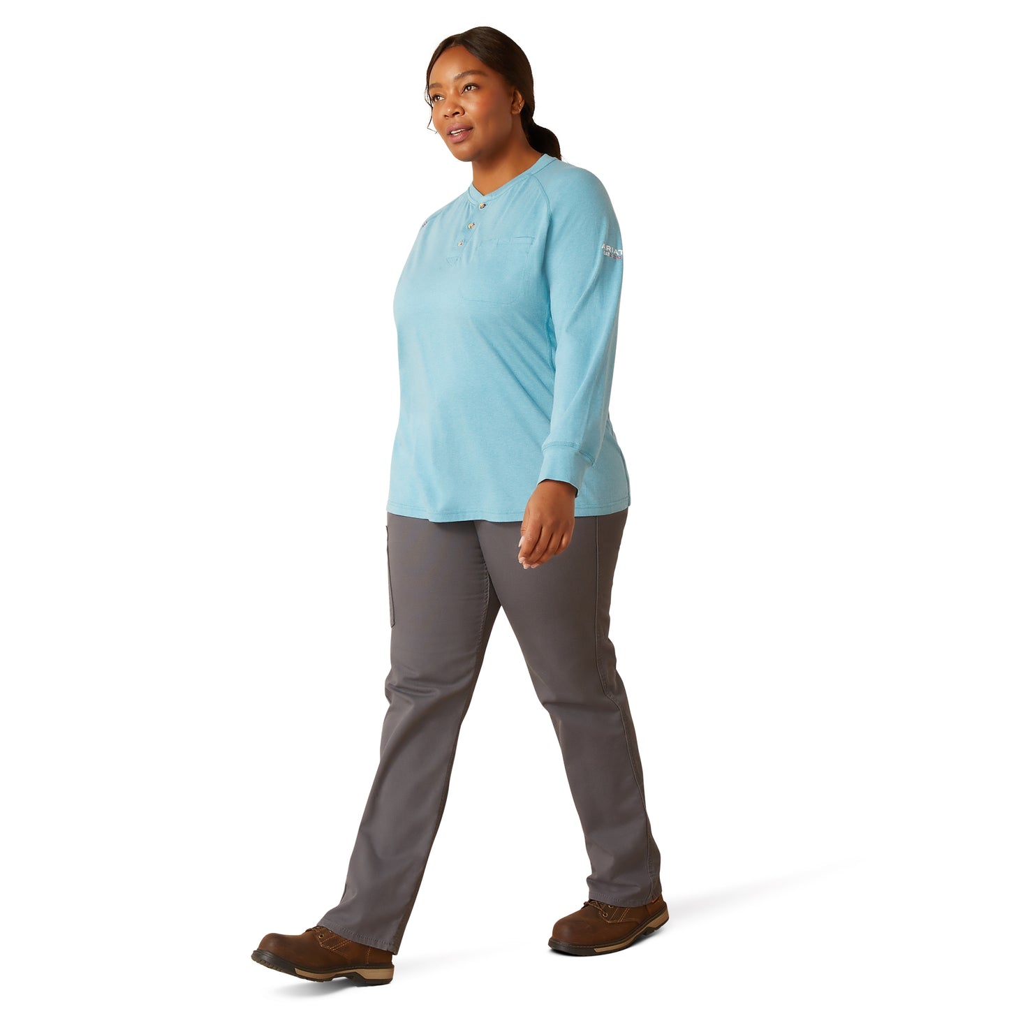 ARIAT FR - WOMEN'S FR AIR HENLEY TOP - 10048788