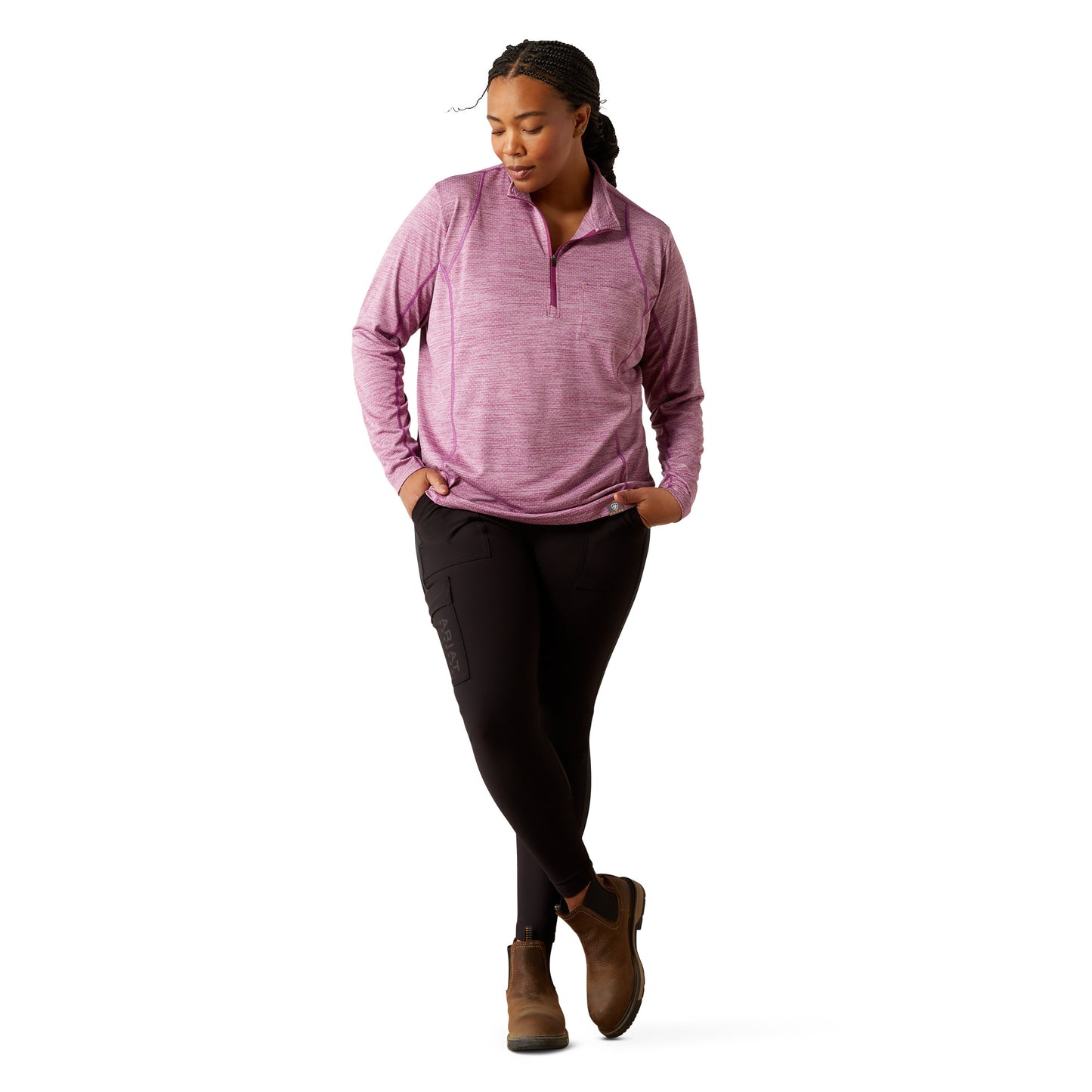 ARIAT - WOMEN'S REBAR EVOLUTION 1/2 ZIP TOP - 10055225