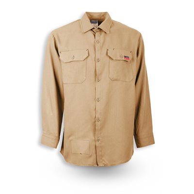 TOPPS - TECASAFE ONE 5.7OZ LONG SLEEVE BUTTON DOWN SHIRT - SH56