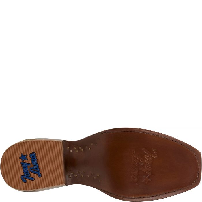TONY LAMA - 13" AMBER OSTRICH - TAN