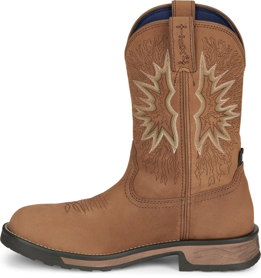 TONY LAMA - 11" BOOM WORK BOOT - WATERPROOF (COMPOSITE TOE) - TW3413