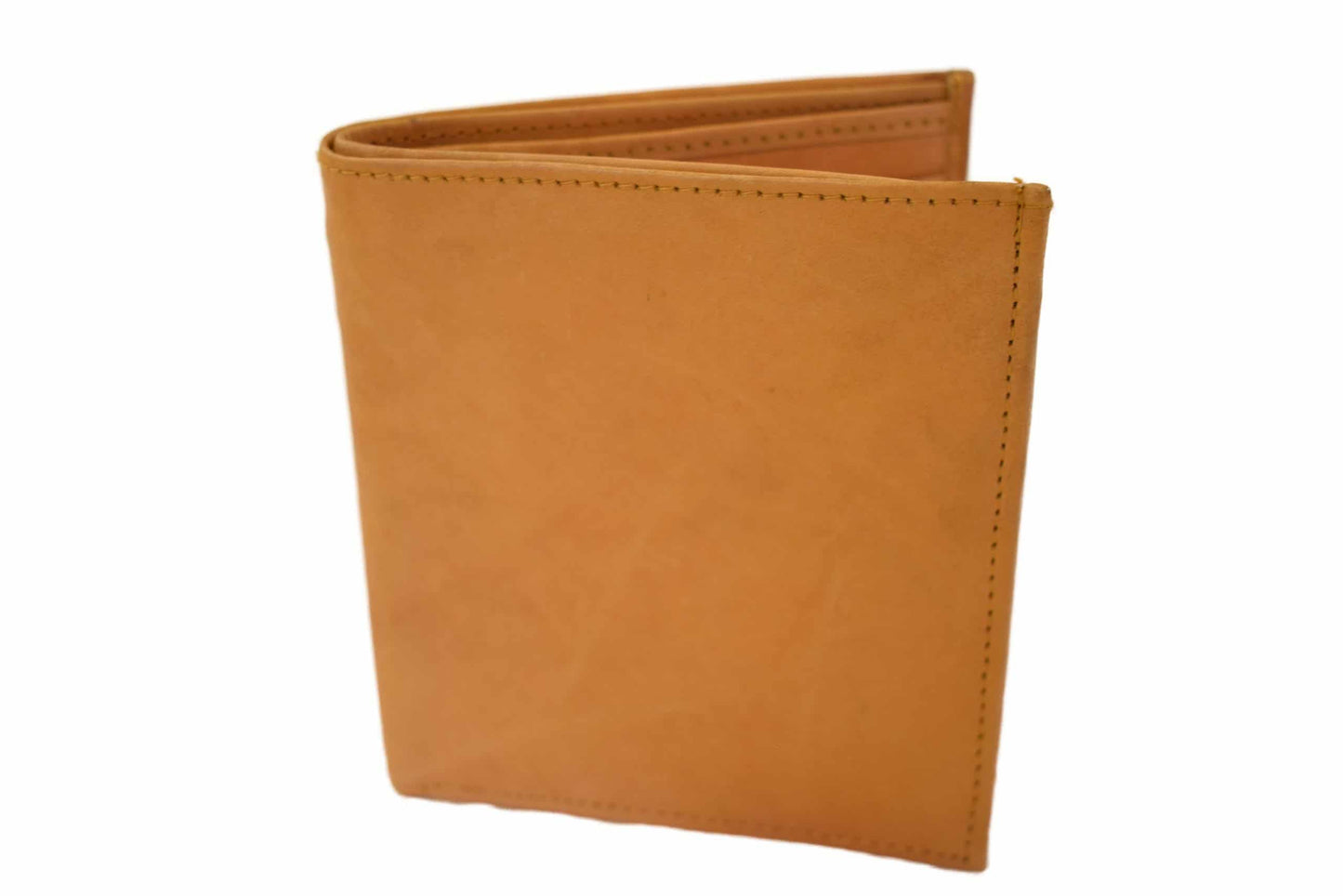 MONTANA LEATHER COMPANY - TAN LEATHER HIPSTER WALLET