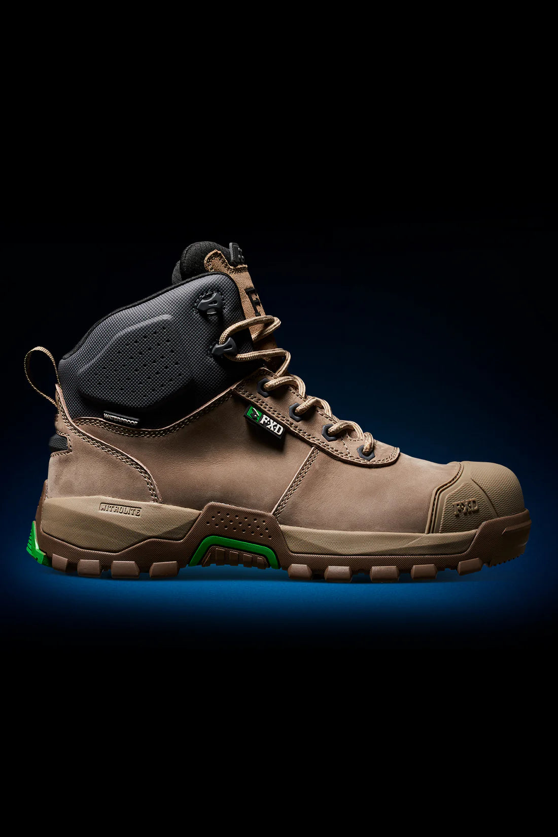 FXD - 4.5" MID CUT WORK BOOT - WATERPROOF (COMPOSITE TOE) - WB2WP