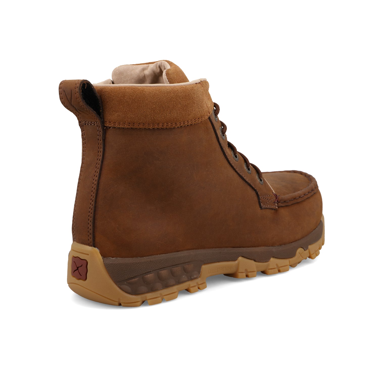 TWISTED X - 4" WORK BOOT - OILED SADDLE (ALLOY TOE) - WXCA002