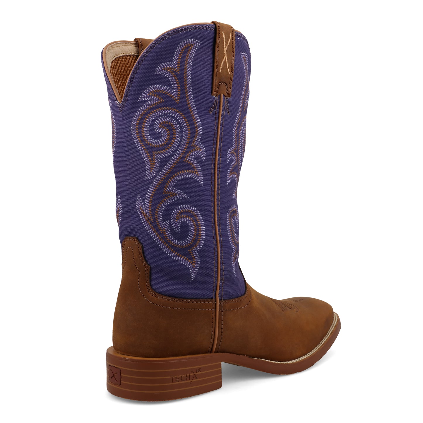 TWISTED X - 11" TECH X BOOT WOMEN'S - DISTRESSED SADDLE & IRIS - WXTR009