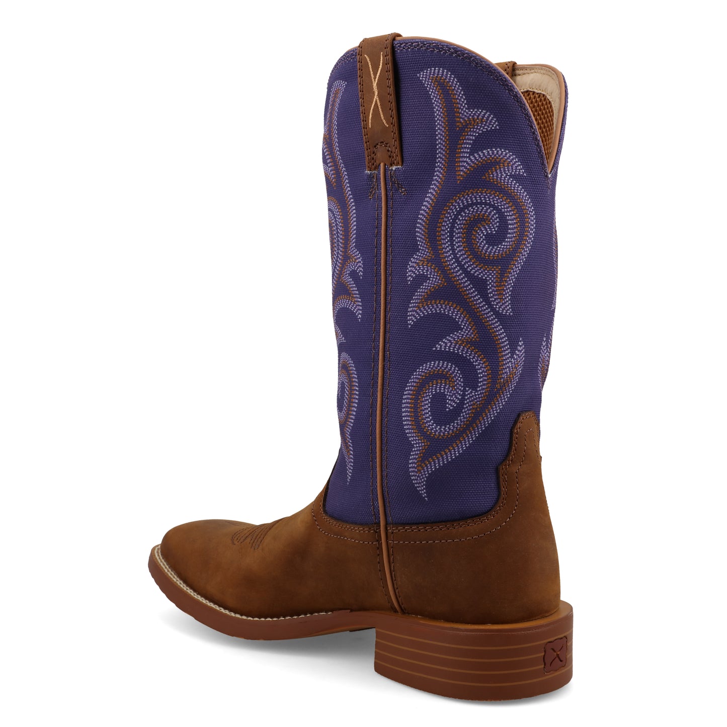 TWISTED X - 11" TECH X BOOT WOMEN'S - DISTRESSED SADDLE & IRIS - WXTR009