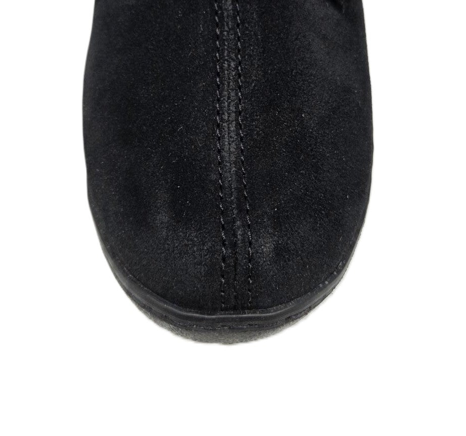 MINNETONKA - WOMEN'S SHEEPSKIN ANKLE BOOT - BLACK