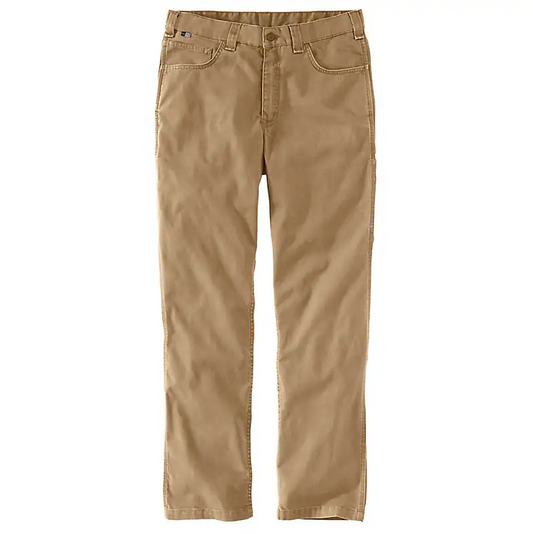 CARHARTT FR - FLAME RESISTANT RUGGED FLEX RELAXED FIT CANVAS 5-POCKET WORK PANT - 104204-DKH