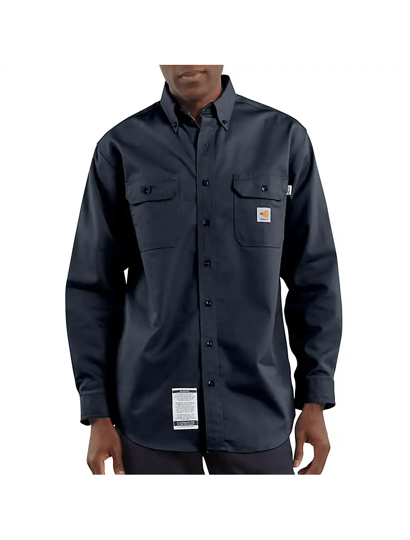 CARHARTT FR - FLAME RESISTANT CLASSIC TWILL SHIRT - FRS160-DNY