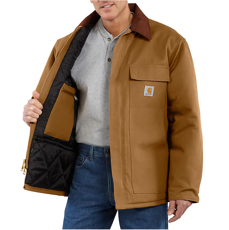 CARHARTT - C003 LOOSE FIT FIRM DUCK INSULATED TRADITIONAL COAT - 106674