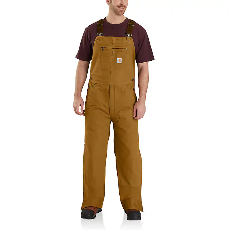 CARHARTT - LOOSE FIT WASHED DUCK INSULATED BIB OVERALL - 104031