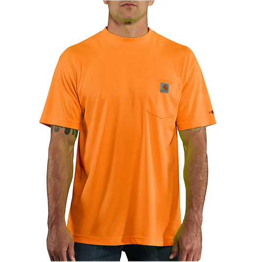 CARHARTT - FORCE RELAXED FIT LIGHTWEIGHT COLOR ENHANCED SHORT SLEEVE POCKET T-SHIRT - 100493