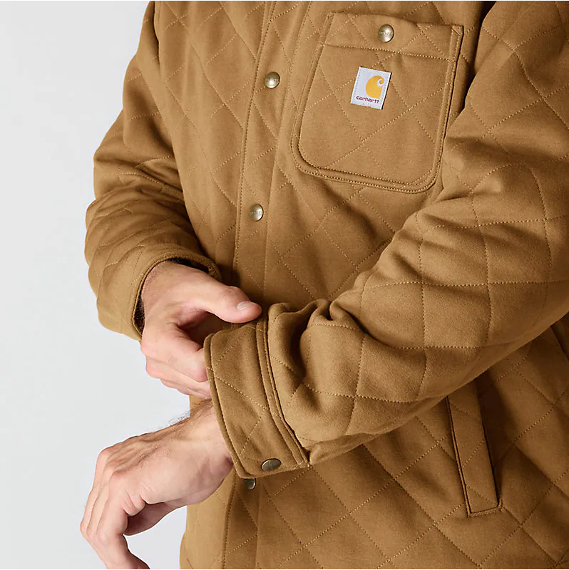 CARHARTT - RAIN DEFENDER LOOSE FIT HEAVYWEIGHT QUILTED SNAP FRONT SHIRT JAC - 107270