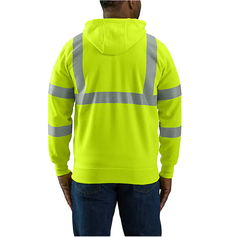 CARHARTT - HIGH VISIBILITY RAIN DEFENDER LOOSE FIT MIDWEIGHT CLASS 3 SWEATSHIRT - 104987