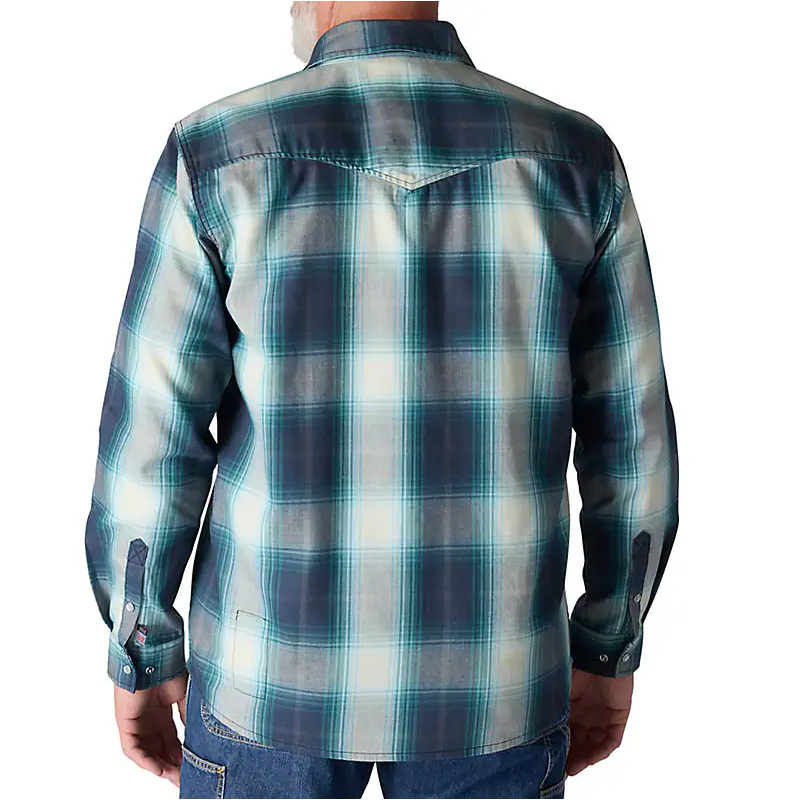 CARHARTT FR - FLAME RESISTANT MONTANA RELAXED FIT MIDWEIGHT TWILL SNAP FRONT PLAID SHIRT - 107070