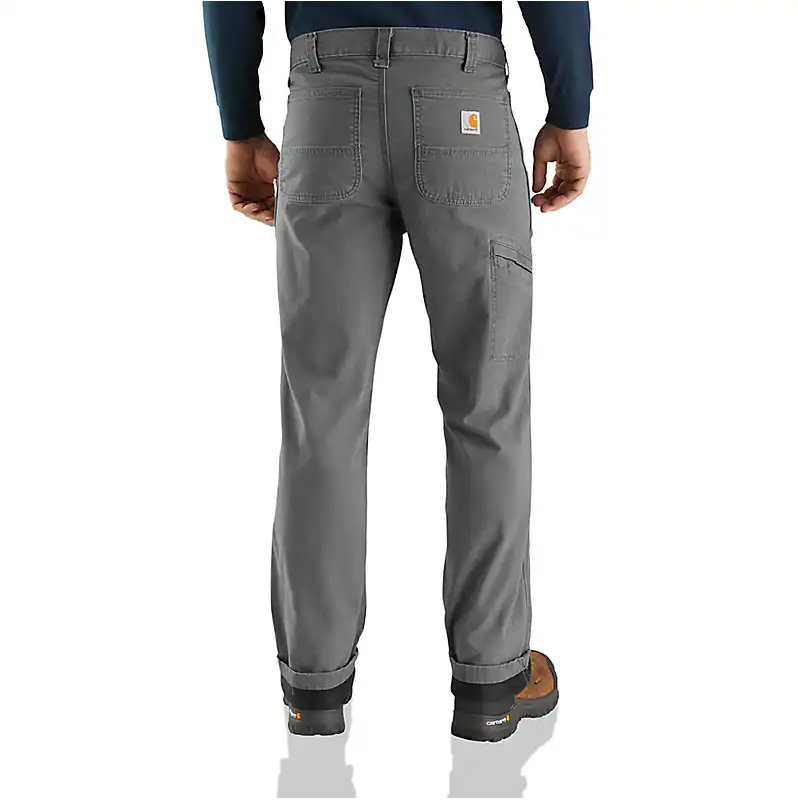 CARHARTT - RUGGED FLEX RELAXED FIT CANVAS FLANNEL LINED UTILITY WORK PANT - 103342-039