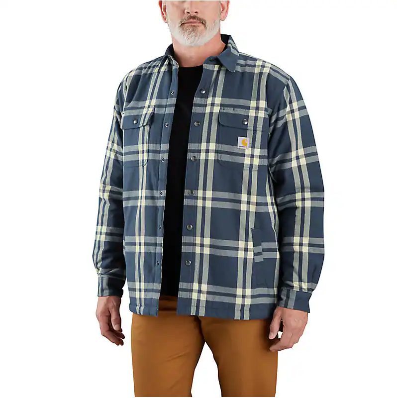 CARHARTT - RELAXED FIT FLANNEL SHERPA-LINED SHIRT JAC - 106354