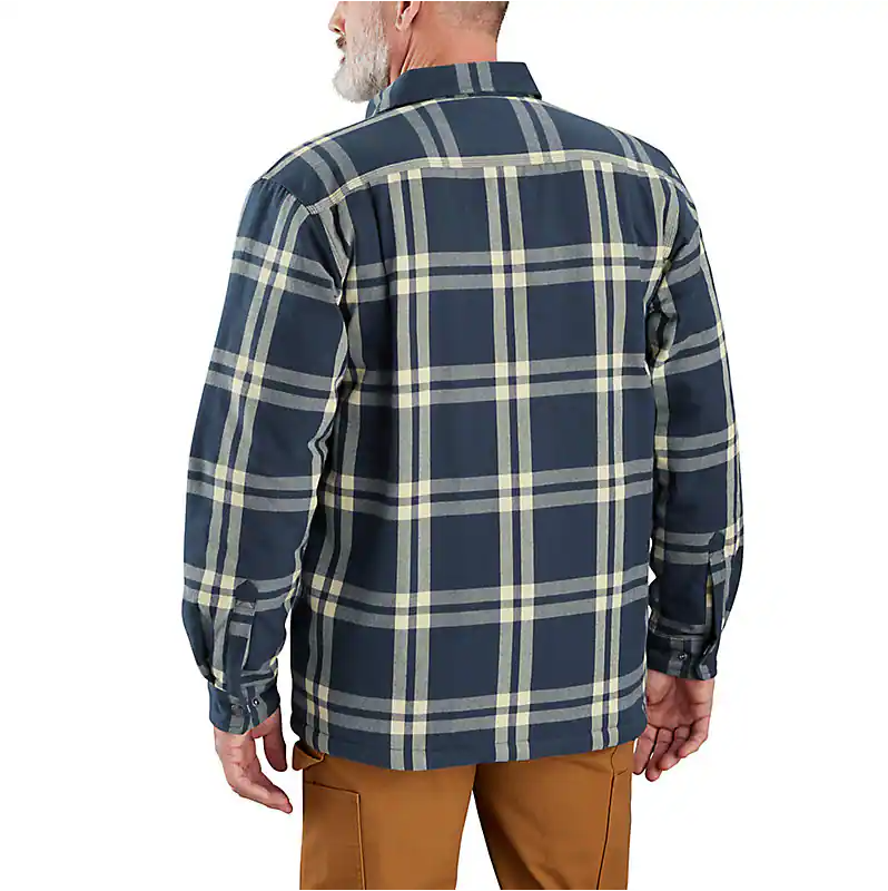 CARHARTT - RELAXED FIT FLANNEL SHERPA-LINED SHIRT JAC - 106354