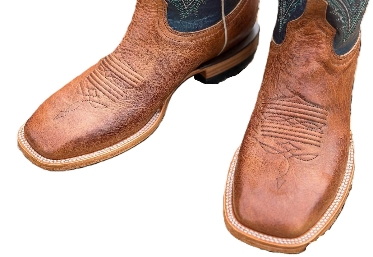 RESISTOL - TAN BISON SQUARE TOE