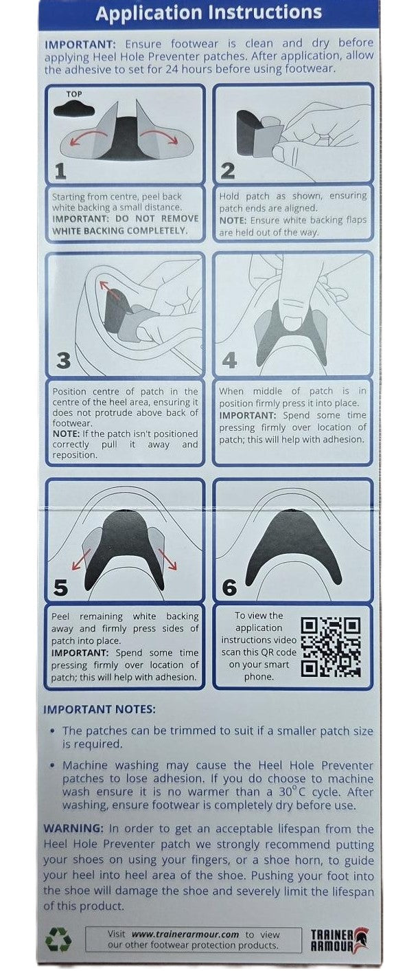 RUBY LEATHER - TRAINER ARMOUR HEEL HOLE PREVENTER
