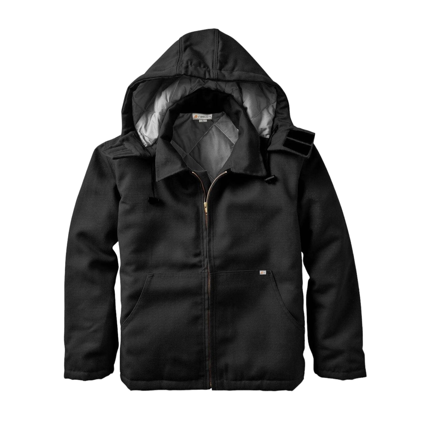 RASCO - FR DUCK HOODED JACKET - FR3507BK