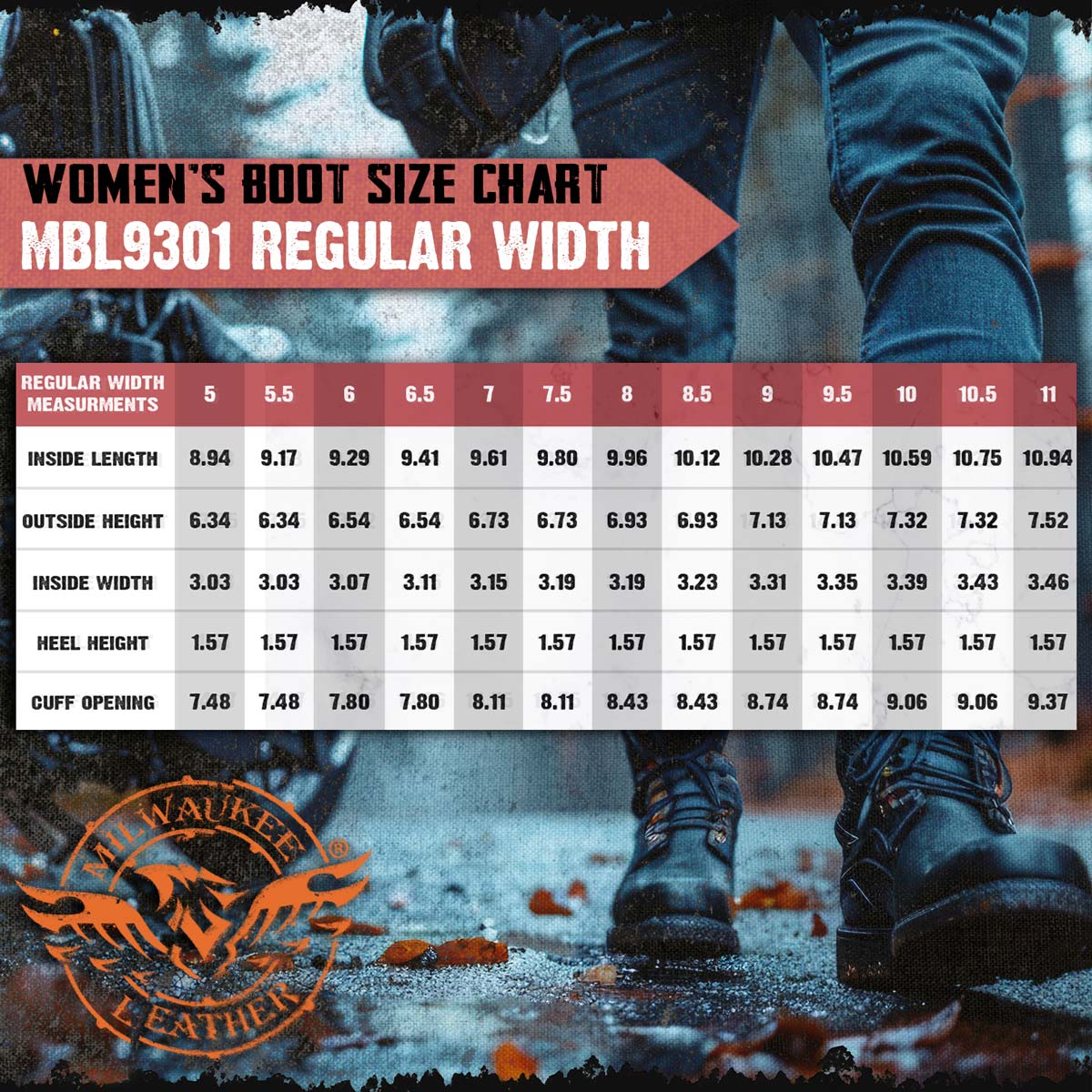 MILWAUKEE LEATHER - WOMEN'S BLACK LEATHER LACE-UP MOTORCYCLE BIKER RIDING BOOTS WITH SIDE ZIPPER ENTRY - MBL9301